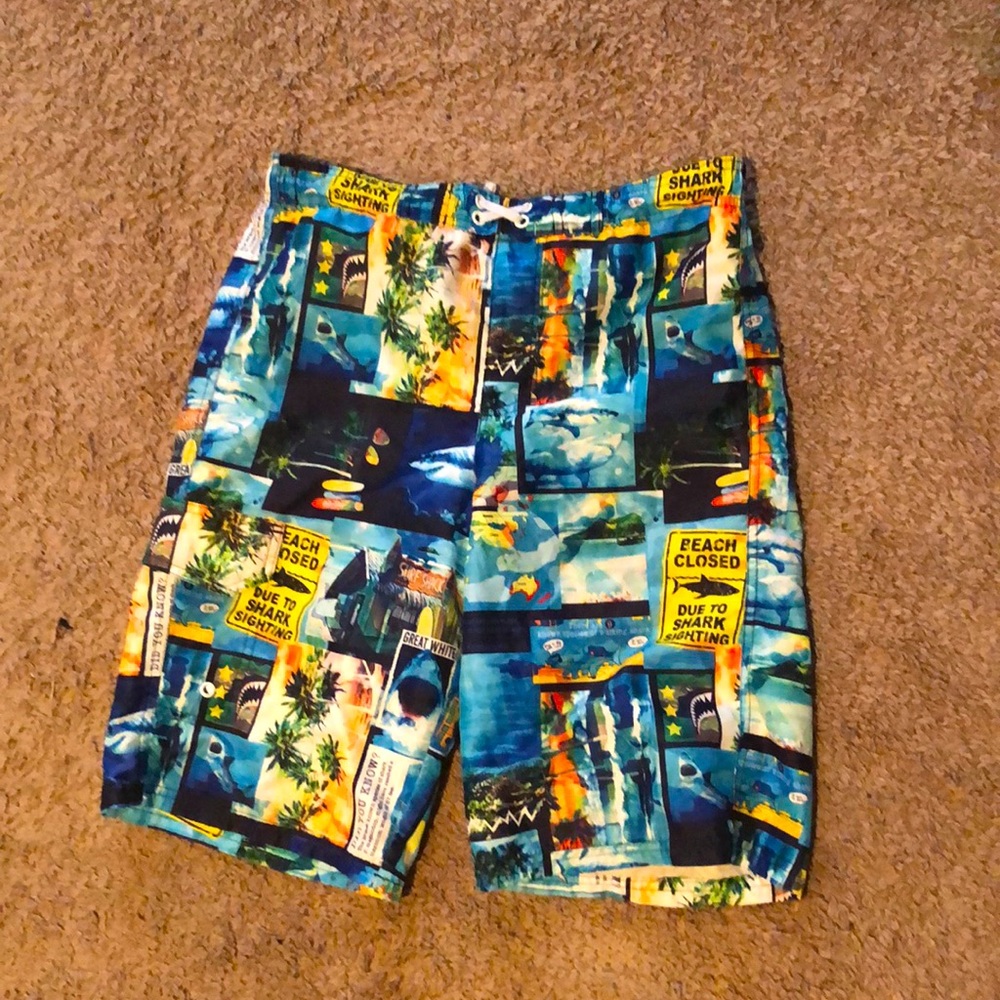 Youth XL swim trunks, rarely used and very good condition